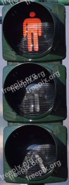 Traffic Light Red Stop Color Free Photos