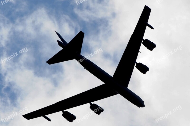 Aircraft Silhouette Air Show Plane Jet