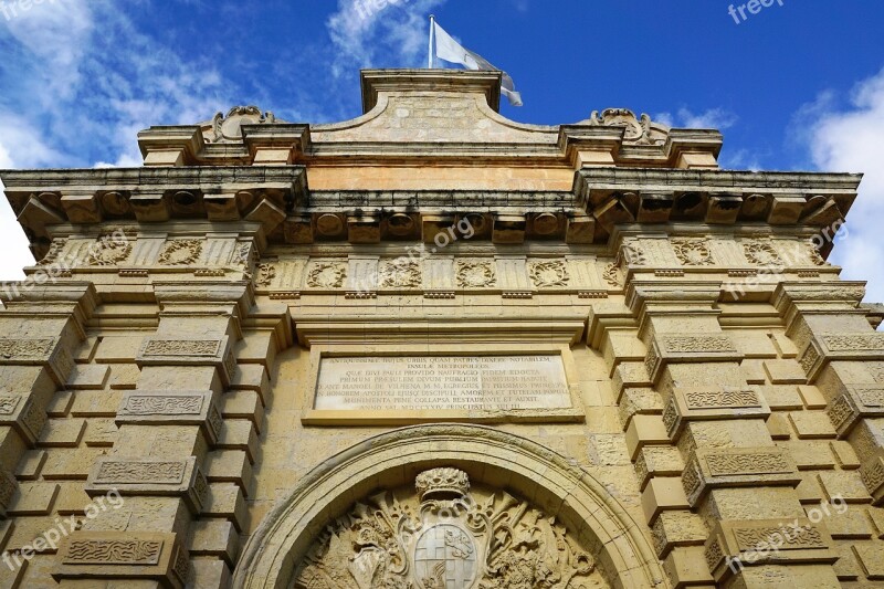 Malta Mdina City Middle Ages Castle