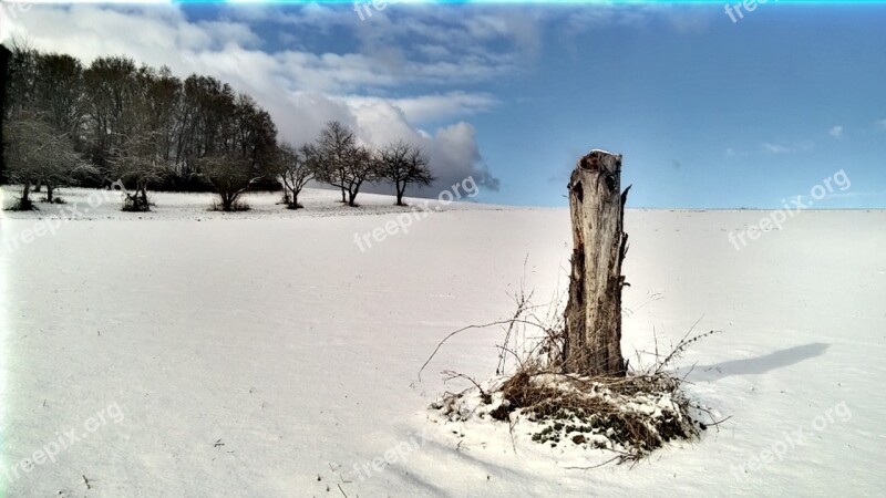 Winter Snow Schneelanschaft Rest Winter Sun