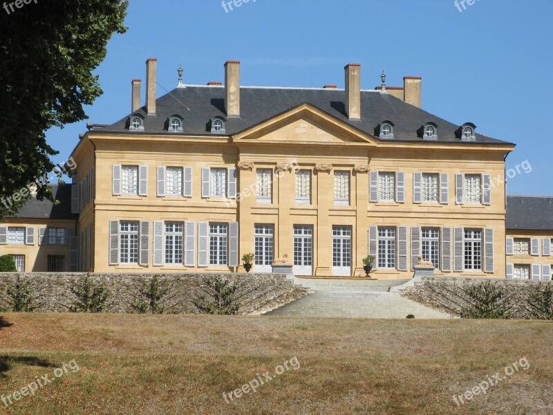 Castle Saint-aubin-sur-loire Saone-et-loire Burgundy France