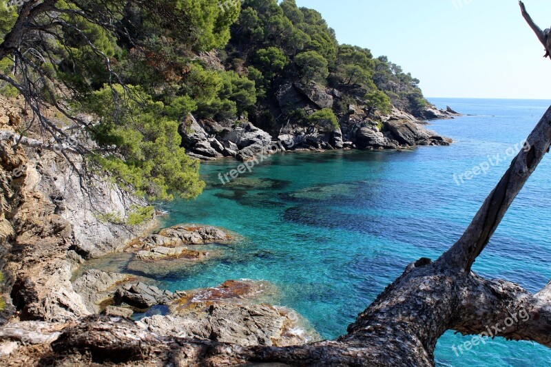 Mediterranean Turquoise Rock Nature Water