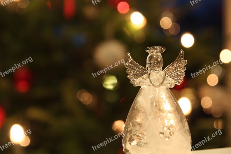 Angel Christmas Christmas Decorations Glass Ornament Decoration