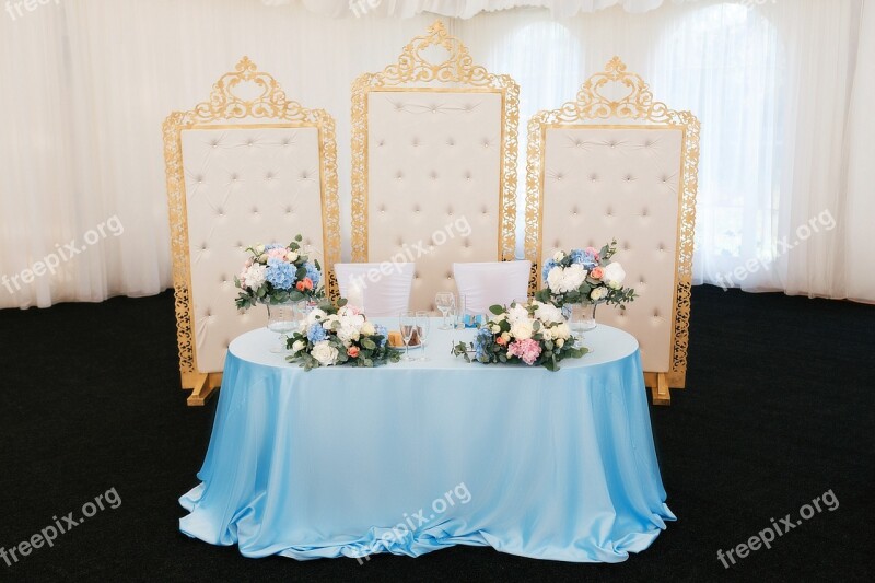 Wedding Table Flowers Beauty View