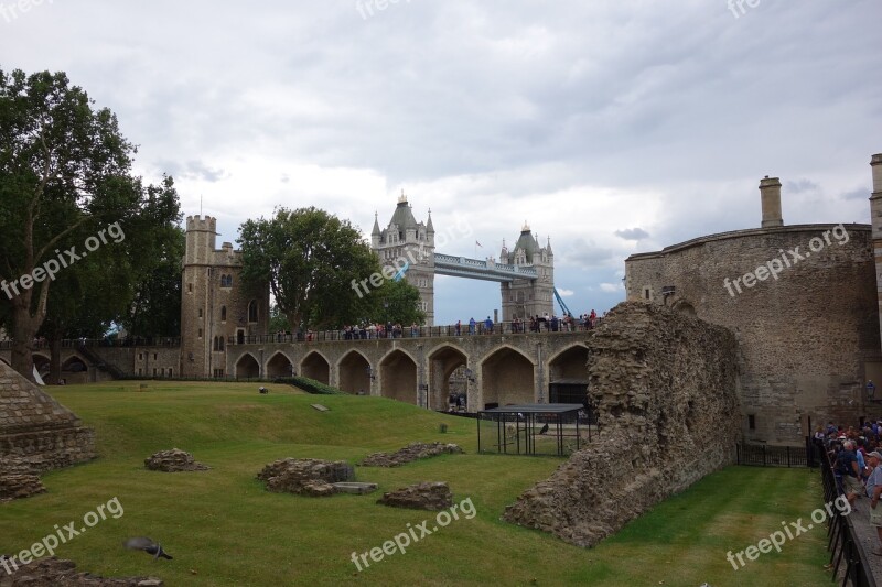 London Tower Bridge England Thames Bridge