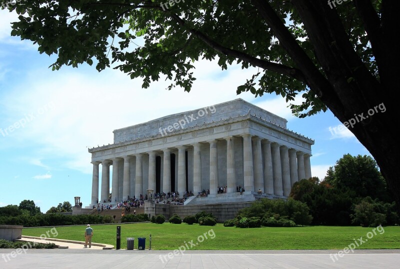 Usa Washington Monument Abraham Lincoln Free Photos