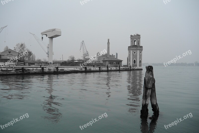 Venice Italy Sea Architecture Arsenale