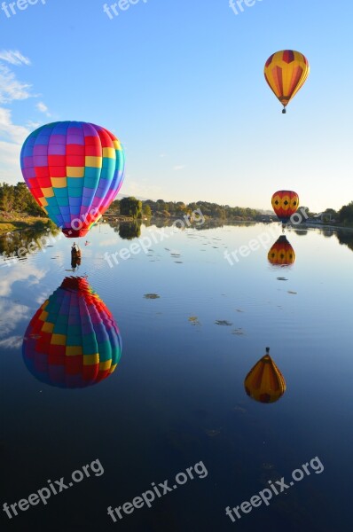 Hot Air Balloons Balloon Colorful Flight Fly