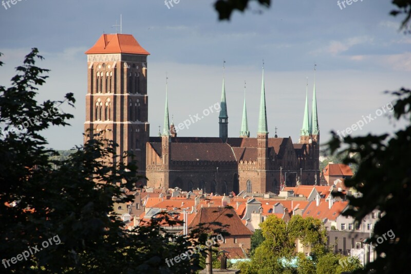 Gdańsk The Old Town Church Old Town Monuments