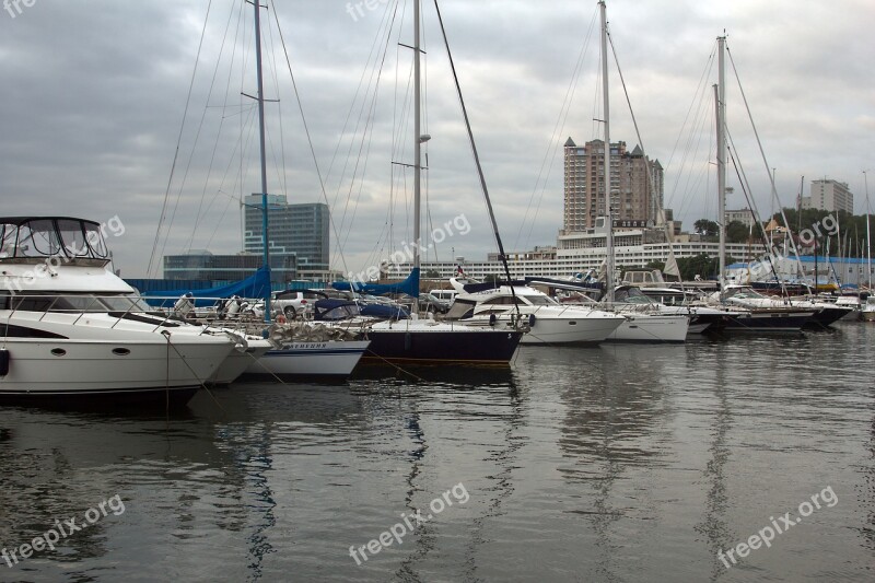 Yachts Sea Water Journey Amur Bay