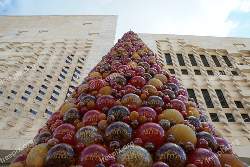 Mdina Glass Colorful Ball Valetta