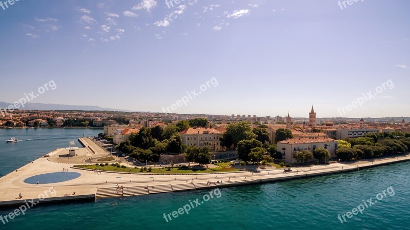 Zadar Croatia Summer Sea Organ Adriatic