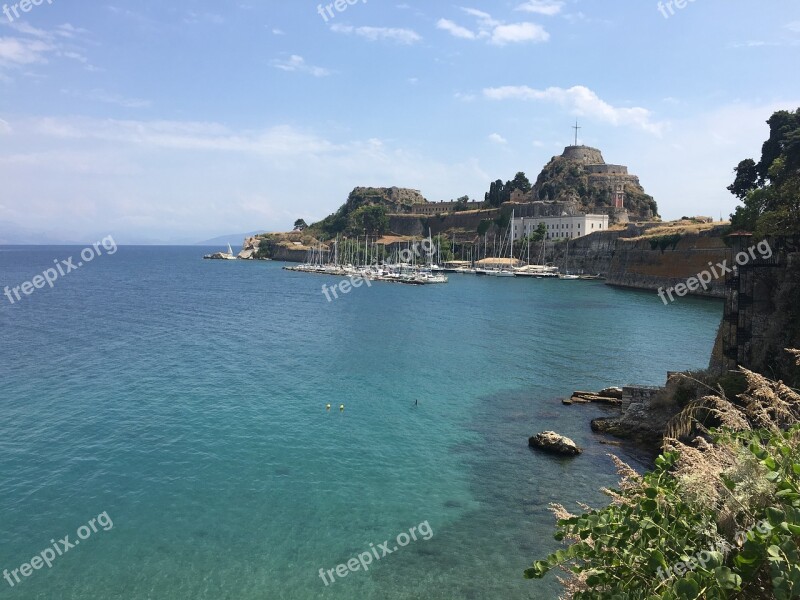 Sea Corfu Greece Free Photos