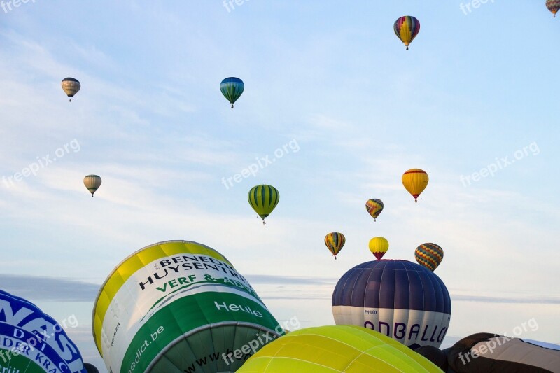 Hot Air Balloon Balloon Chambley France Flight