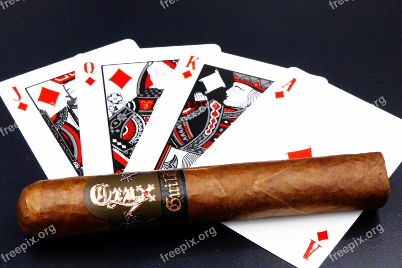 Cigars Playing Cards Las Vegas Poker Casino