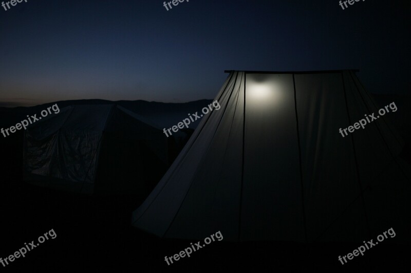 Outdoor At Dusk Night Serenity Tent