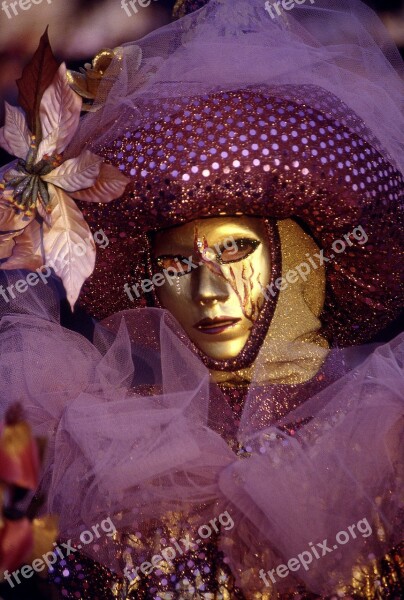 Mask Venice Italy Carnival Face