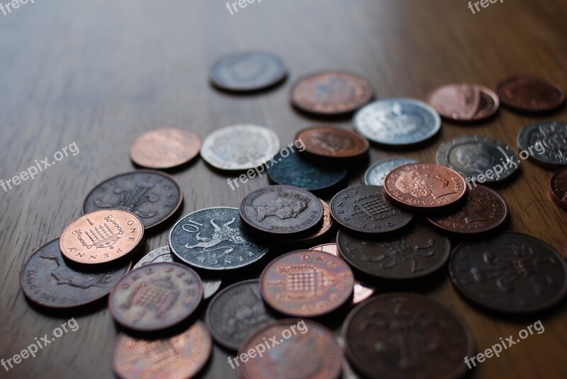 Coins Money Currency Cash Gbp