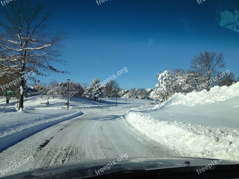 Nature Cold Landscape Winter Snow