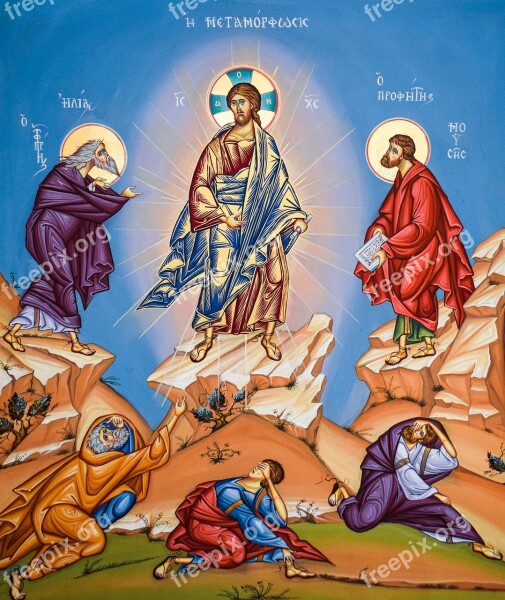 Transfiguration Of Christ Iconography Painting Church Orthodox