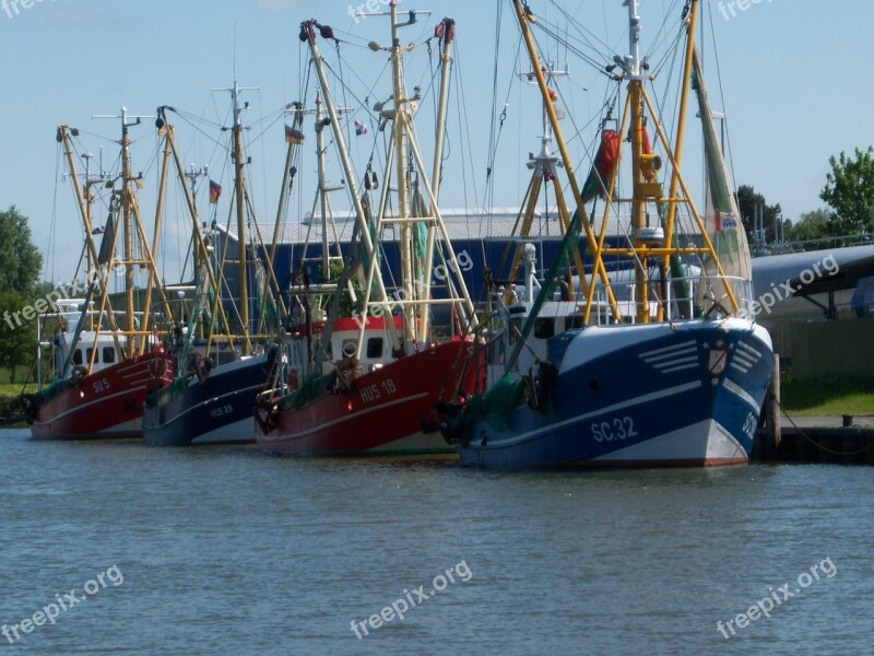 Cutter Fisherman Fishing Vessel Shrimp North Sea