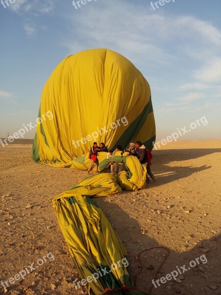 Ballon Balloon Workers Work Sky