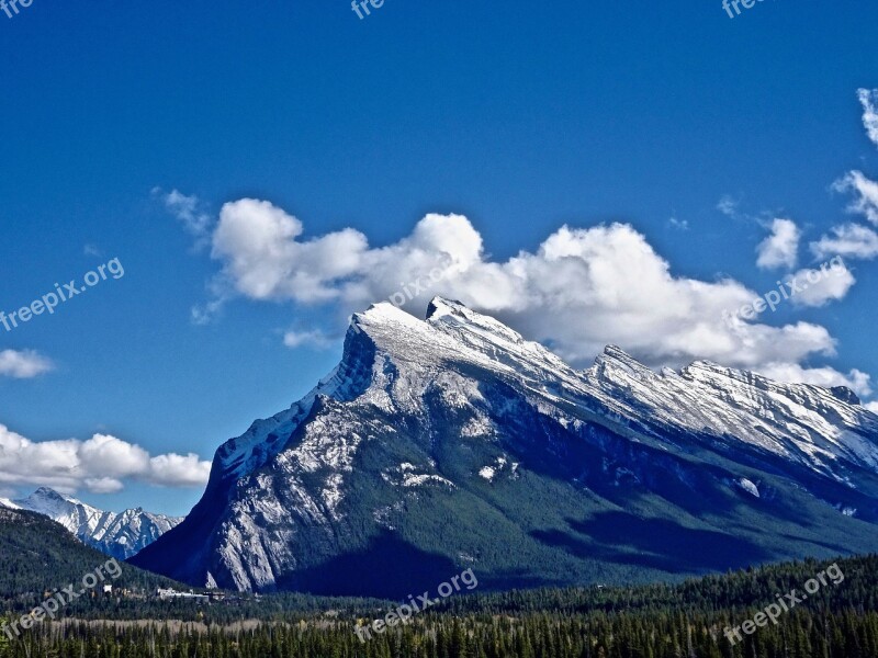 Mountain Banff Canada Peak Wilderness