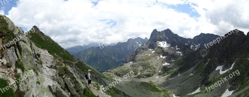 Mountains Tatry Poland The High Tatras Landscape