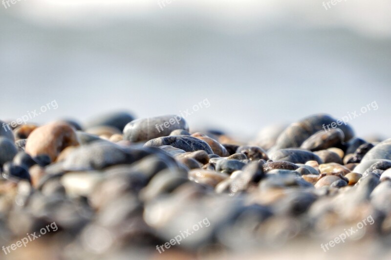 Natural Sea Beach Wave Pebbles