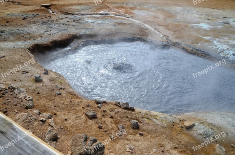 Water Hot Source Iceland Sources Of Hot