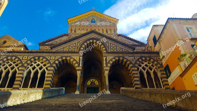 Duomo Amalfi Church Amalfi Coast Free Photos