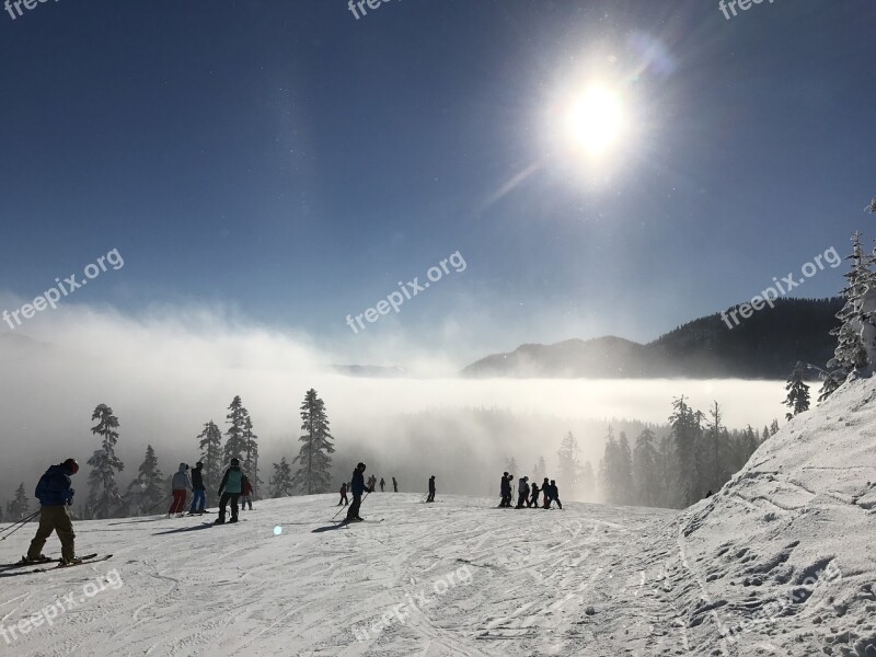 Ski Skiing Sun Winter Sport