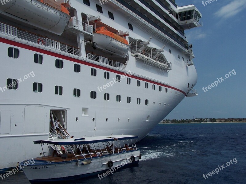 Cruise Ship Carnival Docking Boat