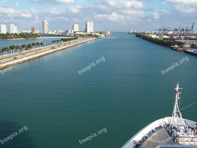 Miami Cruise Ship Free Photos