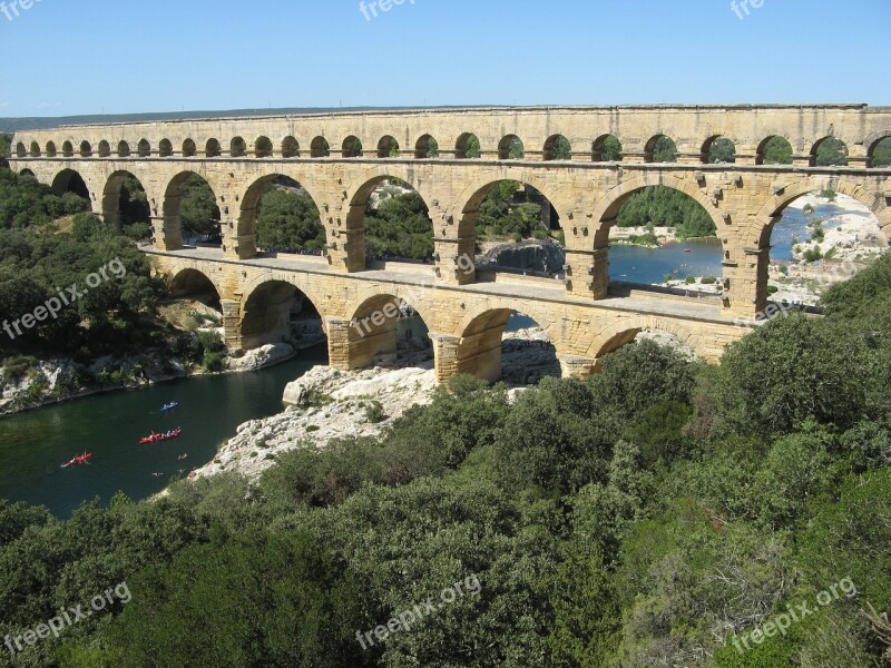 Pont Du Gard Provence France Free Photos