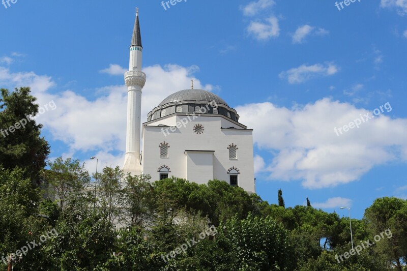 Mosque Dome Mineral Blocks The Minarets Istanbul