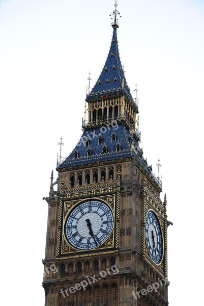 Big Ben London Houses Of Parliament Palace Of Westminster Free Photos