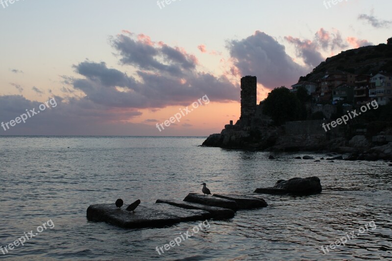 Marine Sunset Nature Sky Cloud