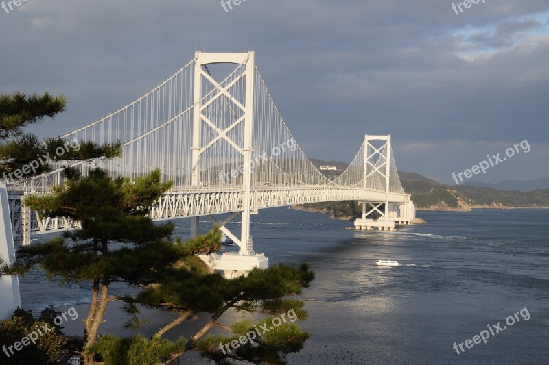 Naruto Suspension Bridge Shikoku Bridge Free Photos