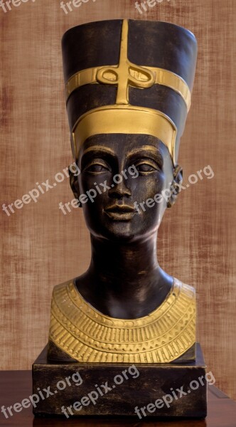 Egypt Nefertiti Figure Sculpture Free Photos