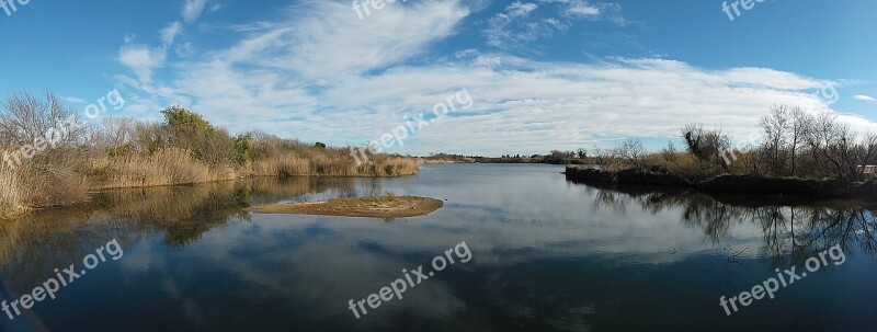 Sky Blue Lake Blue Sky Nature