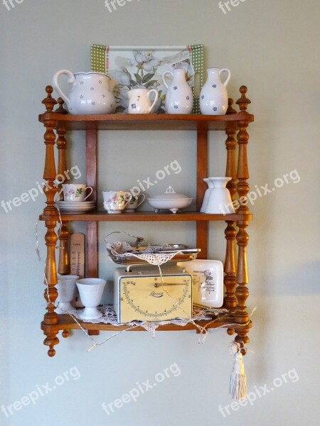 Nostalgia Frame Vintage Tableware Decor