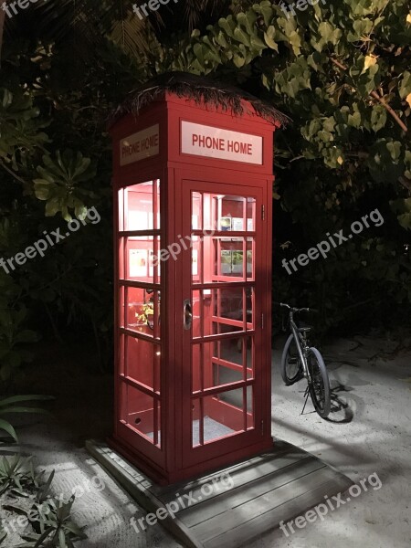 Phone Booth Phone Telephone Vintage Communication