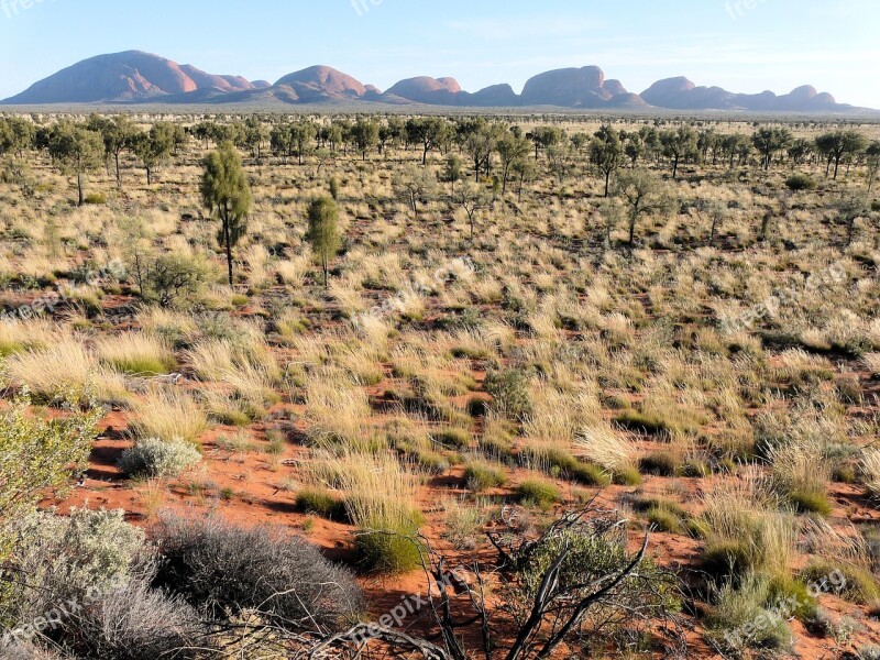 Olgas Australia Early In The Morning Free Photos