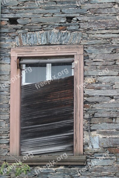 Shutters Defect Window Quarry Stone Ruin