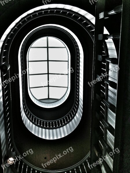 Staircase Spiral Staircase Window Top Of Spiral Staircase Free Photos