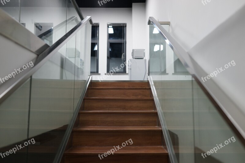 Stairs Glass Stairs Building Indoor Free Photos