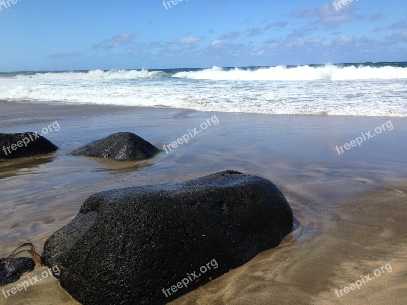 Beach Roche Side Ocean Free Photos