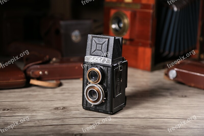 Old Dual Camera Twin-lens Reflex Camera Us Department Of Imaging Old Camera Free Photos