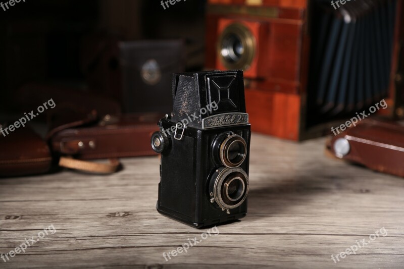 Old Dual Camera Twin-lens Reflex Camera Us Department Of Imaging Old Camera Free Photos